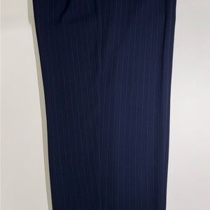 Classic Navy Pinstripe Women's Trousers